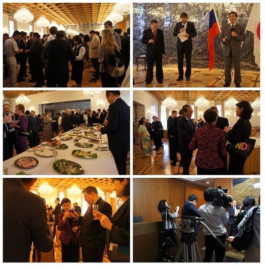 ロシア大使館での「ロシアの日記念式典」に参加